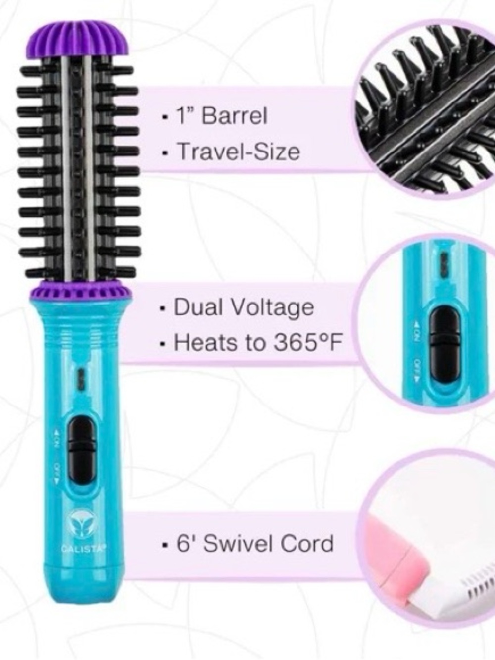๐ฆ Calista Go Go Mini Styling Brush - Women Hair Styling - Picture 8 of 10